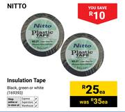 Nitto Insulation Tape (Black, Green Or White) 169393-Each
