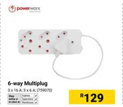 Power Worx 6 Way Multiplug 759070