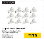 Lightworx 12-Pack GU10 Value Pack 850008691/850008626-Per Pack