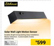 Litehouse Solar Wall Light With Motion Sensor 850036199