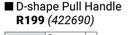 Dortello D-Shape Pull Handle 422690.