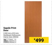 Sapele Print Door 2.032mm X 813mm 30045