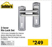 Builders 2-Lever Rio Lock Set 779451