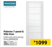 Winsters Palermo 7-Panel & Stile Door 2.032m(h) X 813mm(w) 850006293