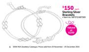 Sterling Silver Bracelets-Each
