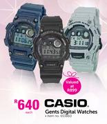 Casio Gents Digital Watches-Each