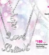Sterling Silver Neckwear-Each