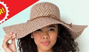 Ladies Wide Brim Hats 57/58/59cm-Each