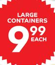Large Containers-Each