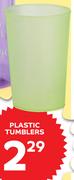 Plastic Tumblers