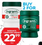 Ingram's Camphor Cream-2x75g