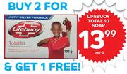 Lifebuoy Total 10 Soap-2x100g