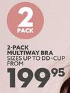 2 Pack Multiway Bra