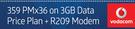 HP 15 Notebook With Plus HP Backpack & Wireless Mouse-On 3GB Data Price Plan + R209 Modem