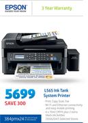Epson L565 Ink Tank System Printer