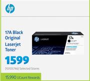 HP 17A Black Original Laserjet Toner