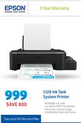 Epson L120 Ink Tank System Printer