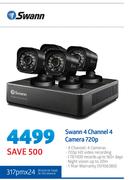 Swann 4 Channel 4 Camera 720p