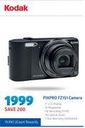 Kodak Pixpro FZ151 Camera