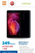 MI Redmi Note 4 Smartphone-On Flexi 200