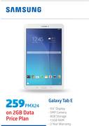 Samsung Galaxy Tab E-On 2GB Data price Plan 