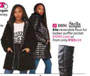Stella Morgan Elle Reversible Faux Fur Ladies Puffer Jacket