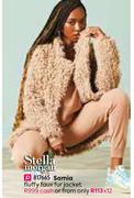 Stella Morgan Samia Fluffy Faux Fur Jacket