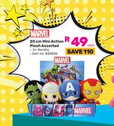 Marvel 20cm Mini Action Plush Assorted-Each