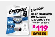 Energizer Vision Headlamp (200 Lumnes) E300280304