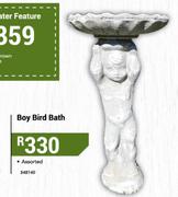 Boy Bird Bath