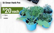 St Omer 12cm Herb Pot-Each