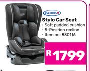 Bambino Stylo Car Seat