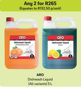 Aro Dishwash Liquid (All Variants)-For Any 2 x 5Ltr