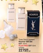 Yves Saint Laurent Kouros Gift Set EDT 100ml Plus Free EDT 50ml-Per Set