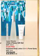 Issey Miyake L'Eau d'Issey Gift Set EDT-100ml 