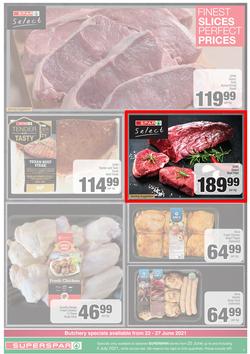 SUPERSPAR EASTERN CAPE : Our Best For less (22 June - 4 July 2021) Valid in Bluewater Bay, Despatch, Amalinda, Vincent, Knysna, Heather Park, Jeffrey's Bay, Rosehill, Leyvale, Sedgefield, Spandau, page 9