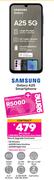 Samsung Galaxy A25 Smartphone-On 1.3GB Red Top Up Core More Data