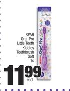 Spar Oral-Pro Little Teeth Kiddies Toothbrush Soft-Each