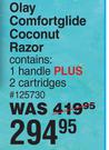 Gillette Venus Olay Comfortglide Coconut Razor