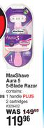 Max Shave Aura 5 5-Blade Razor