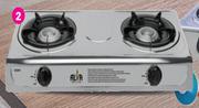 Alva 2 Burner Stainless Steel Gas Stove GCS04