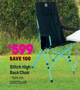 Campmaster Stitch High Back Chair
