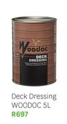 Woodoc Deck Dressing-5Ltr
