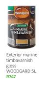 Woodgard Exterior Marine Timbavarnish Gloss-5Ltr