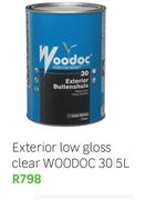 Wooddoc 30 Exterior Low Gloss (Clear)-5Ltr