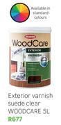 Woodcare Exterior Varnish Suede (Clear)-5Ltr