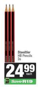 Staedtler HB Pencils-3s Each