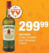 Jameson Triple Distilled Irish Whisky-750ml
