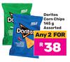 Doritos Corn Chips Assorted-For 2 x 145g