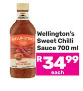 Wellington's Sweet Chilli Sauce-700ml Each